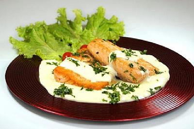 Salmão a Gorgonzola