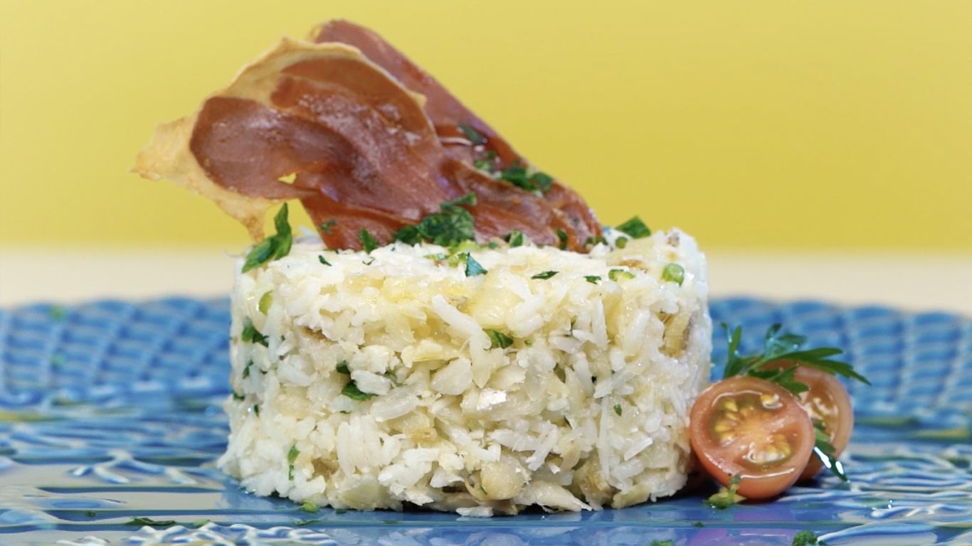 Arroz de Bacalhau e Coco