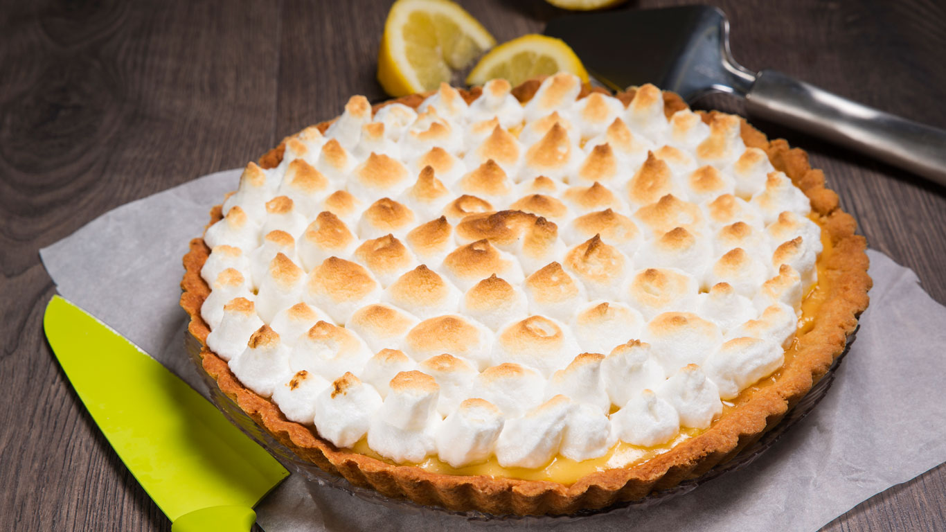 Torta Merengue de Limão e Chocolate