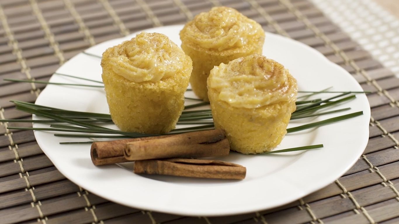 Bolo de Milho com Brigadeiro de Curau