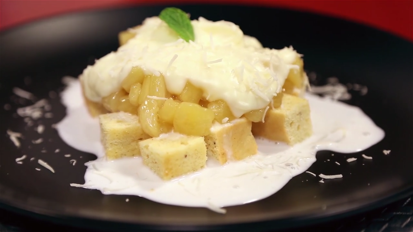 Bolo de Castanha do Pará Coco Sococo e Abacaxi