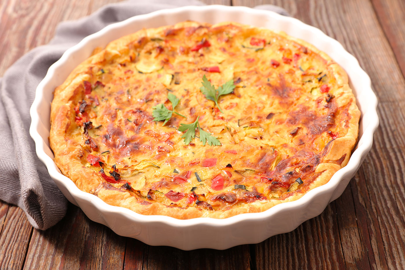 Quiche de Calabresa