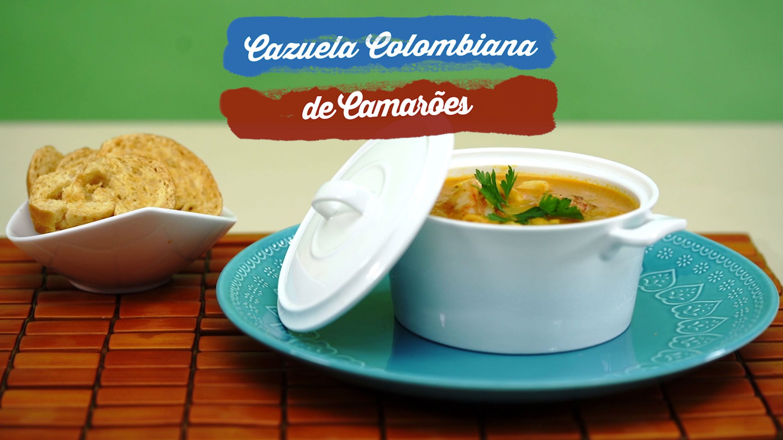 Cazuela Colombiana de Camarões